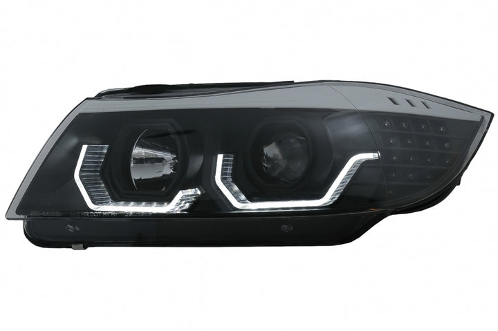 3D LED Angel Eyes Headlights  for BMW 3 Series E90 Limousine E91 Touring