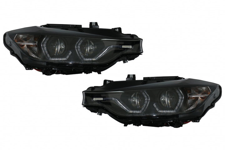 Angel Eyes Headlights LED DRL for BMW 3 Series F30 F31 Sedan Touring
