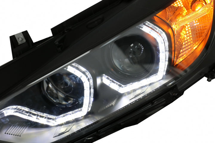 Angel Eyes Headlights LED DRL for BMW 3 Series F30 F31 Sedan Touring