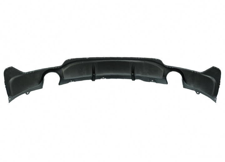 Front Bumper Spoiler Lip suitable for BMW 4 Series F32 F33 F36 Coupe Cabrio Grand Coupe (2013-03.2019) with Rear Bumper Diffuser Twin Single Outlet M-Performance Design