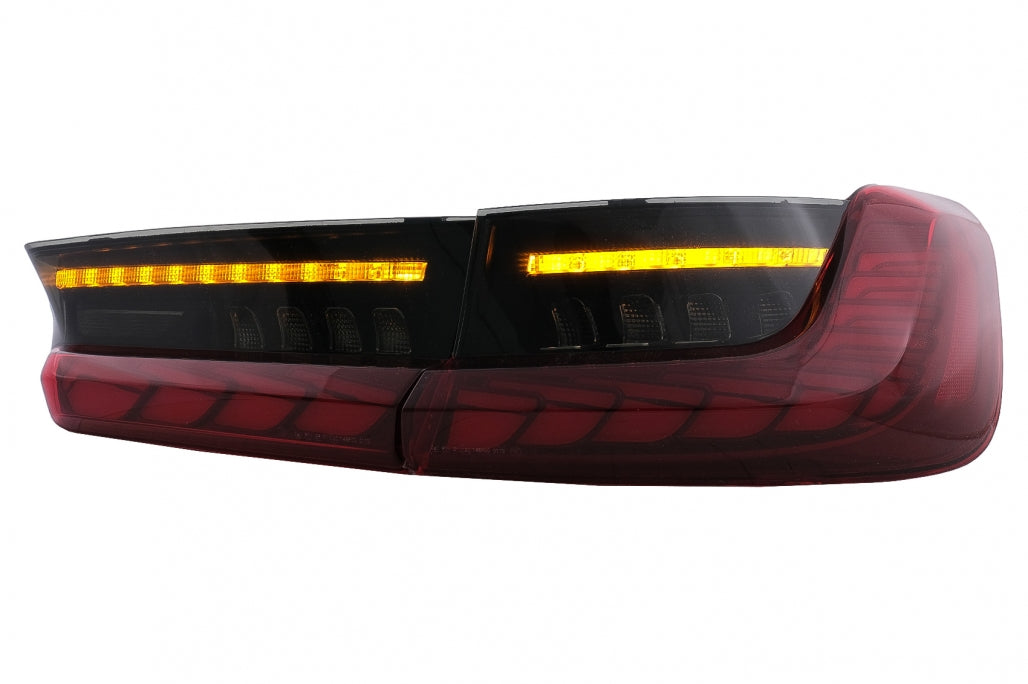 Full LED Taillights suitable for BMW 3 Series G20 G28 M3 G80 Sedan (2018-2022) Red Smoke with Dynamic Sequential Turning Light