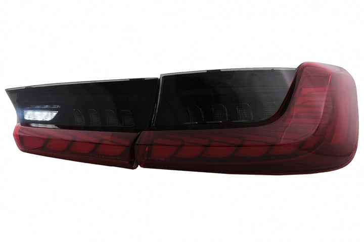 Full LED Taillights suitable for BMW 3 Series G20 G28 M3 G80 Sedan (2018-2022) Red Smoke with Dynamic Sequential Turning Light
