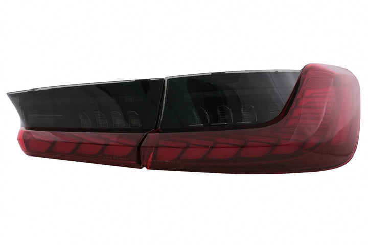 Full LED Taillights suitable for BMW 3 Series G20 G28 M3 G80 Sedan (2018-2022) Red Smoke with Dynamic Sequential Turning Light