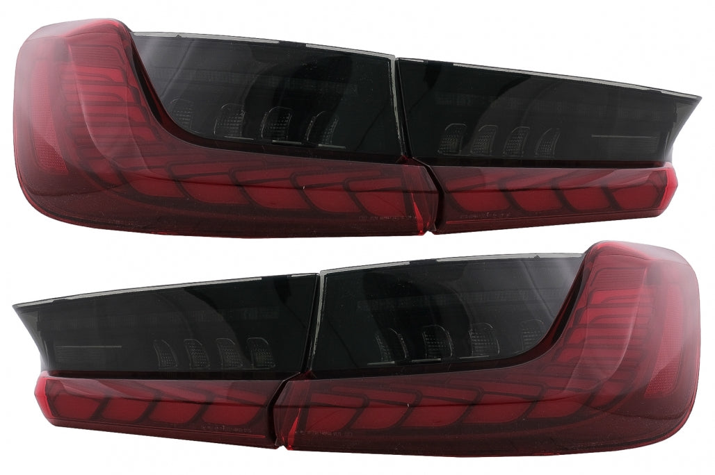 Full LED Taillights suitable for BMW 3 Series G20 G28 M3 G80 Sedan (2018-2022) Red Smoke with Dynamic Sequential Turning Light