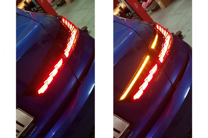 Full LED Taillights suitable for BMW 3 Series G20 G28 M3 G80 Sedan (2018-2022) Red Smoke with Dynamic Sequential Turning Light