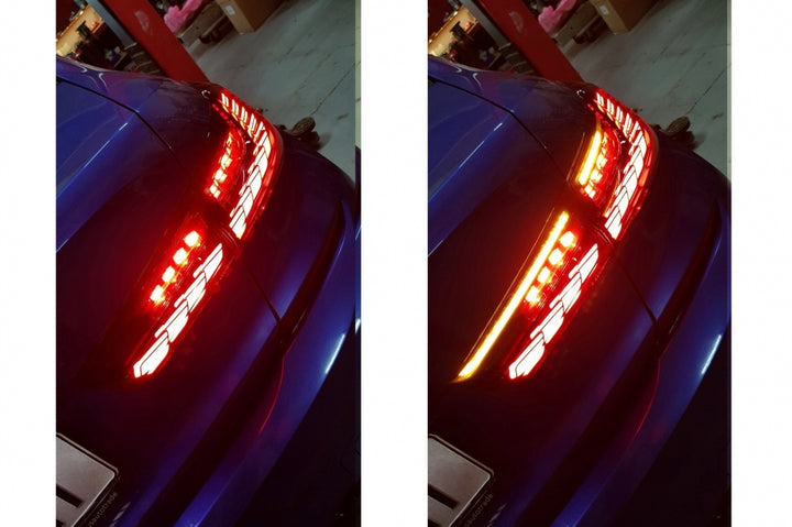 Full LED Taillights suitable for BMW 3 Series G20 G28 M3 G80 Sedan (2018-2022) Red Smoke with Dynamic Sequential Turning Light