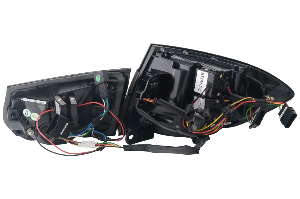 LED BAR Taillights suitable for BMW 3 Series F30 Pre LCI & LCI (2011-2019) Black Smoke with Dynamic Sequential Turning Light