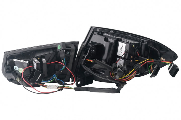 LED BAR Taillights suitable for BMW 3 Series F30 Pre LCI & LCI (2011-2019) Black Smoke with Dynamic Sequential Turning Light