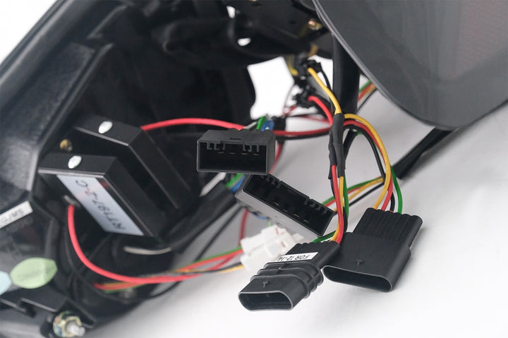 LED BAR Taillights suitable for BMW 3 Series F30 Pre LCI & LCI (2011-2019) Black Smoke with Dynamic Sequential Turning Light