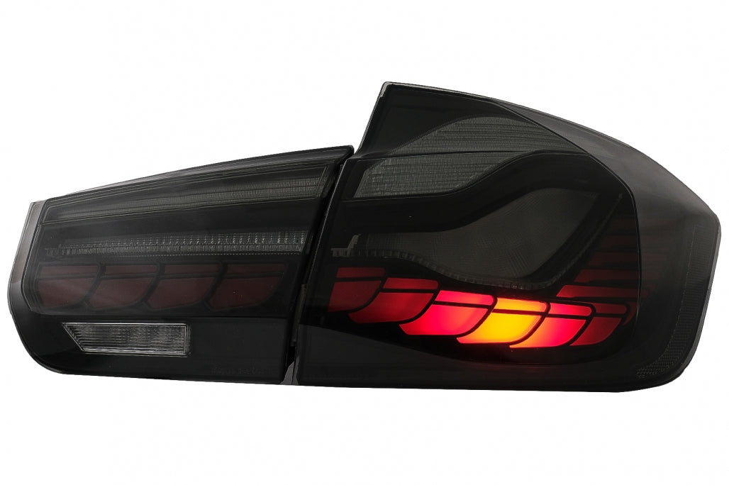 OLED Taillights Conversion to M4 Design suitable for BMW 3 Series F30 Pre LCI & LCI (2011-2019) F35 F80 Red Smoke with Dynamic Sequential Turning Light
