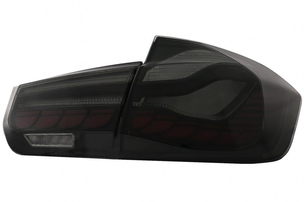 OLED Taillights Conversion to M4 Design suitable for BMW 3 Series F30 Pre LCI & LCI (2011-2019) F35 F80 Red Smoke with Dynamic Sequential Turning Light