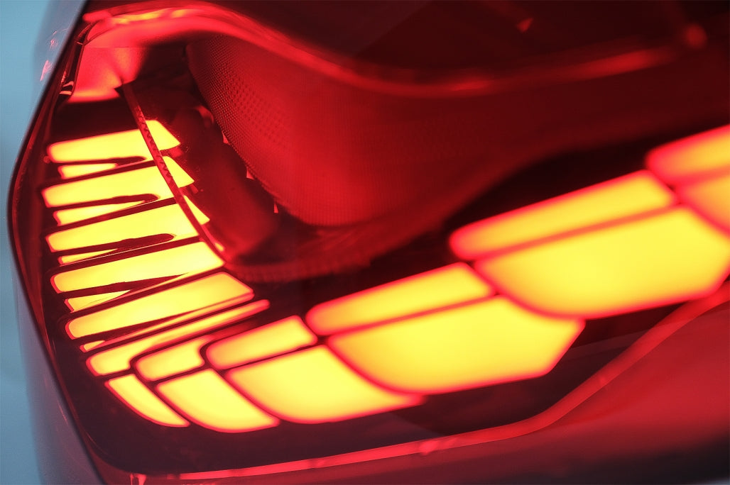 OLED Taillights suitable for BMW 4 Series F32 F33 F36 M4 F82 F83 (2013-03.2019) Red Clear with Dynamic Sequential Turning Light