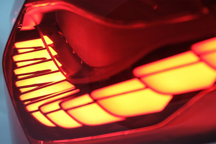 OLED Taillights suitable for BMW 4 Series F32 F33 F36 M4 F82 F83 (2013-03.2019) Red Clear with Dynamic Sequential Turning Light