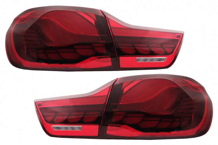OLED Taillights suitable for BMW 4 Series F32 F33 F36 M4 F82 F83 (2013-03.2019) Red Clear with Dynamic Sequential Turning Light