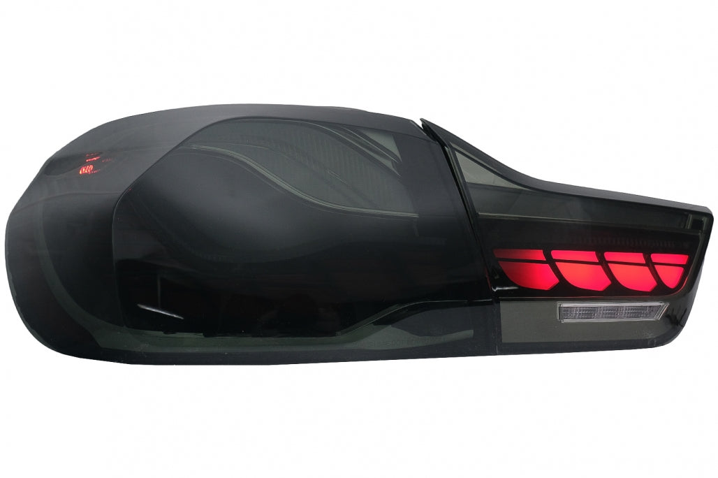 OLED Taillights suitable for BMW 4 Series F32 F33 F36 M4 F82 F83 (2013-03.2019) Red Smoke with Dynamic Sequential Turning Light