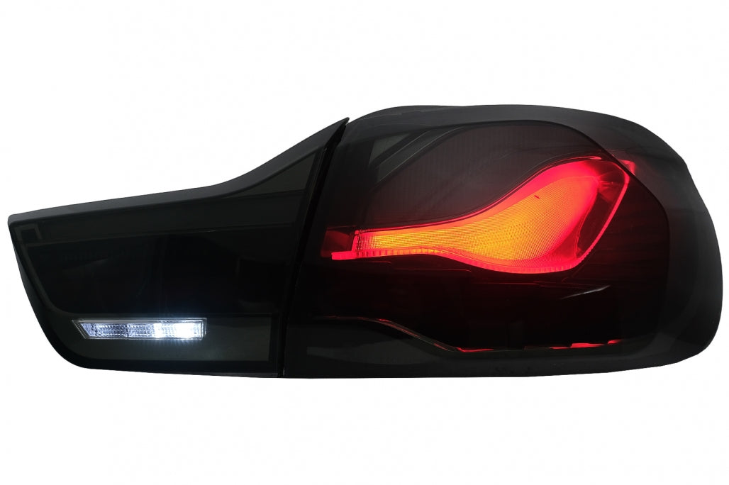 OLED Taillights suitable for BMW 4 Series F32 F33 F36 M4 F82 F83 (2013-03.2019) Red Smoke with Dynamic Sequential Turning Light