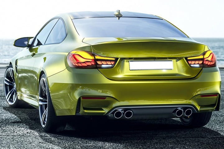 OLED Taillights suitable for BMW 4 Series F32 F33 F36 M4 F82 F83 (2013-03.2019) Red Smoke with Dynamic Sequential Turning Light