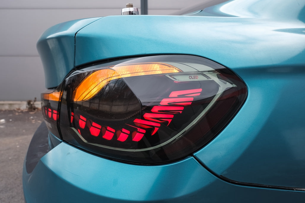OLED Taillights suitable for BMW 4 Series F32 F33 F36 M4 F82 F83 (2013-03.2019) Red Smoke with Dynamic Sequential Turning Light
