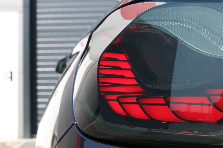 OLED Taillights suitable for BMW 4 Series F32 F33 F36 M4 F82 F83 (2013-03.2019) Red Smoke with Dynamic Sequential Turning Light