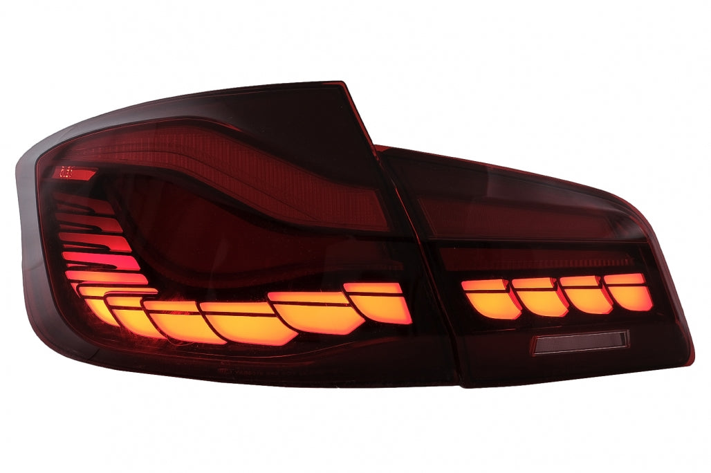 LED Taillights suitable for BMW 5 Series F10 (2011-2017) with Dynamic Sequential Turning Light Upgrade to LCI G30 Design