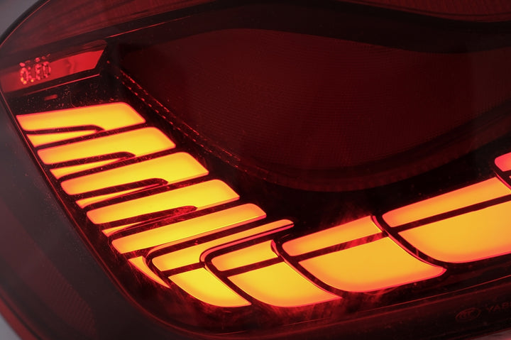 LED Taillights suitable for BMW 5 Series F10 (2011-2017) with Dynamic Sequential Turning Light Upgrade to LCI G30 Design