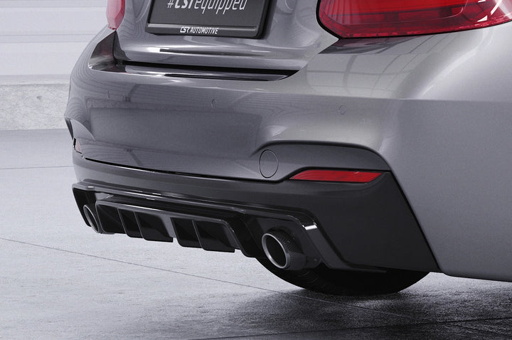 Diffuser | Rear apron with ABE for BMW 2 Series F22 / F23 M-Package