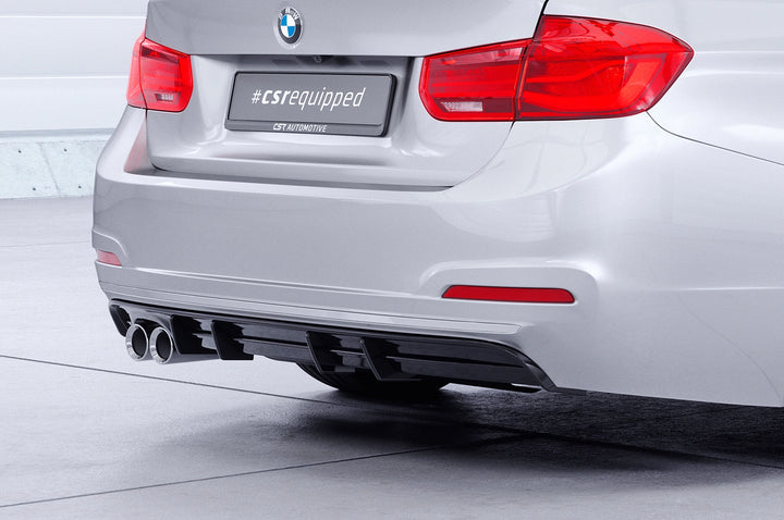 Diffuser | Rear apron with ABE for BMW 3 Series F30 Sedan