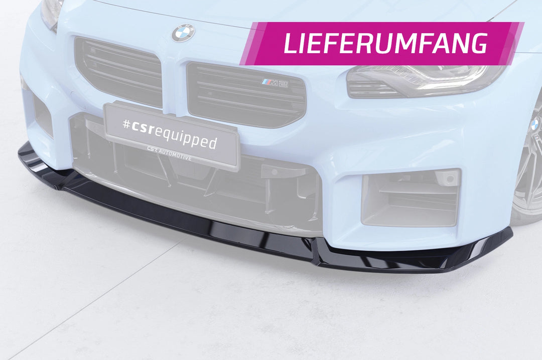 Front spoiler | Cup spoiler lip with ABE for BMW M2 G87 CSL981