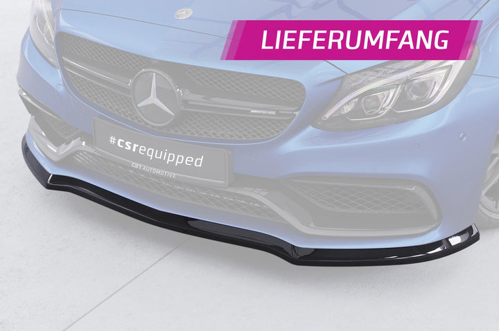 Front spoiler for Mercedes-Benz C-Class 205 C63/C63S AMG