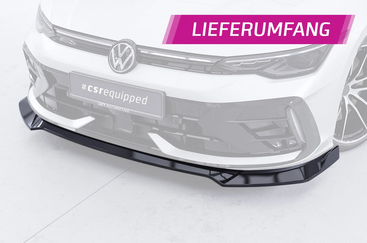 Front spoiler for VW Golf 8 R