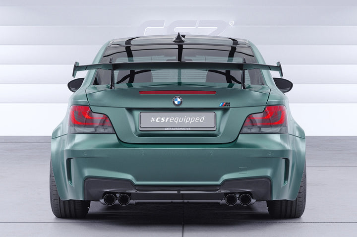 Swan neck rear wing with ABE for BMW 1 Series / M1 E82 Coupe SHF043