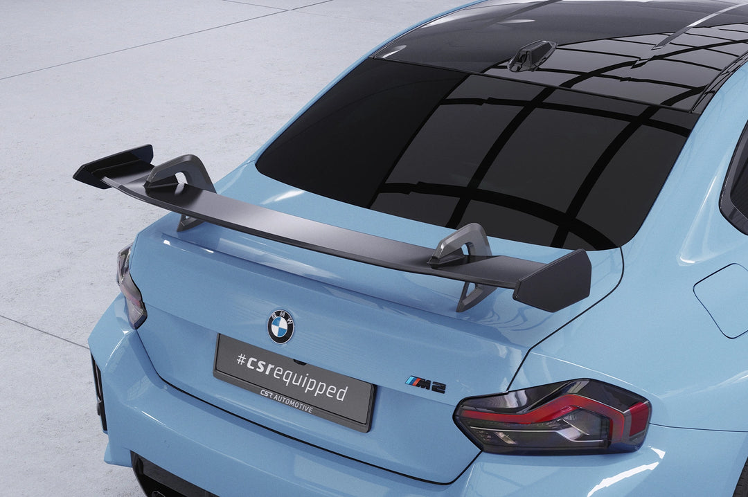 Swan neck rear wing with ABE for BMW 2 Series G42 / M2 G87 Coupe SHF056-D02-F