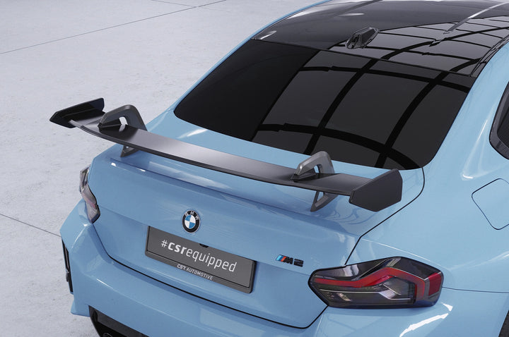 Swan neck rear wing with ABE for BMW 2 Series G42 / M2 G87 Coupe SHF056-D02-F