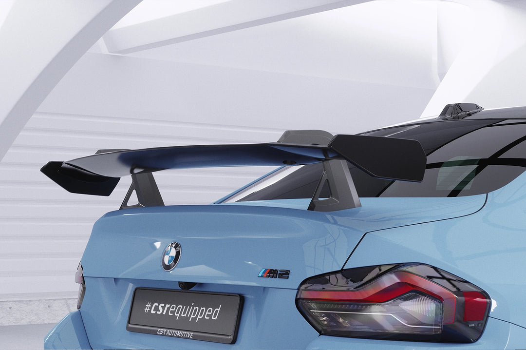 Swan neck rear wing with ABE for BMW 2 Series G42 / M2 G87 Coupe SHF056-D02-F