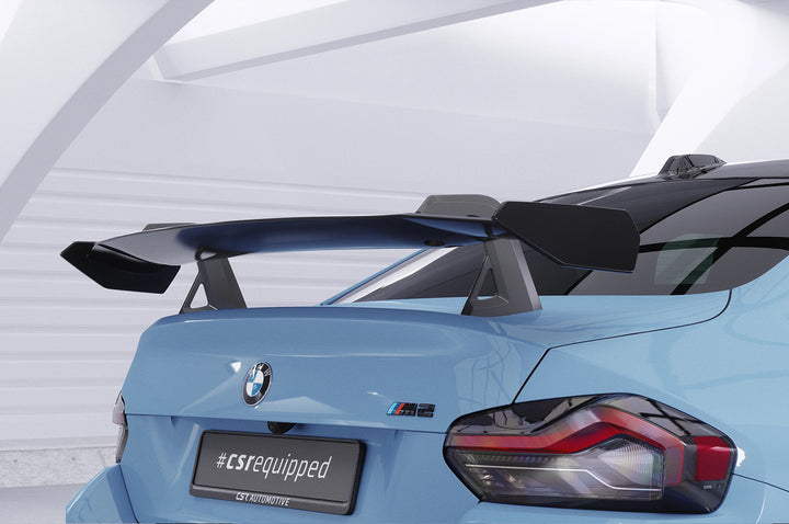 Swan neck rear wing with ABE for BMW 2 Series G42 / M2 G87 Coupe SHF056-D02-F