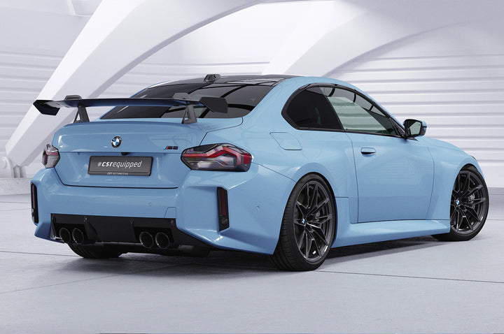 Swan neck rear wing with ABE for BMW 2 Series G42 / M2 G87 Coupe SHF056-D02-F