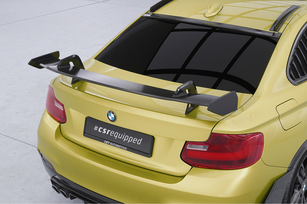 Swan neck rear wing with ABE for BMW 2 Series/M2 F22/F23/F87 Coupe SHF011-D02-F