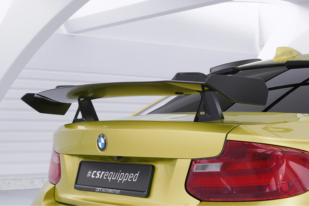 Swan neck rear wing with ABE for BMW 2 Series/M2 F22/F23/F87 Coupe SHF011-D02-F