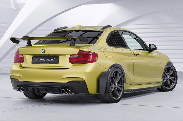 Swan neck rear wing with ABE for BMW 2 Series/M2 F22/F23/F87 Coupe SHF011-D02-F