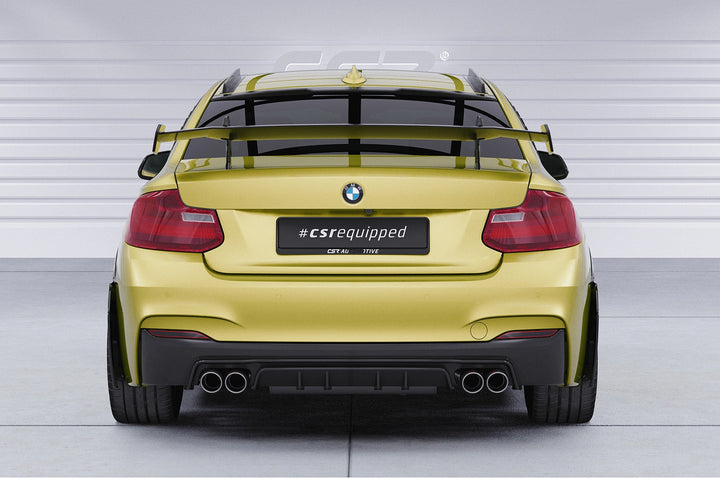 Swan neck rear wing with ABE for BMW 2 Series/M2 F22/F23/F87 Coupe SHF011-D02-F