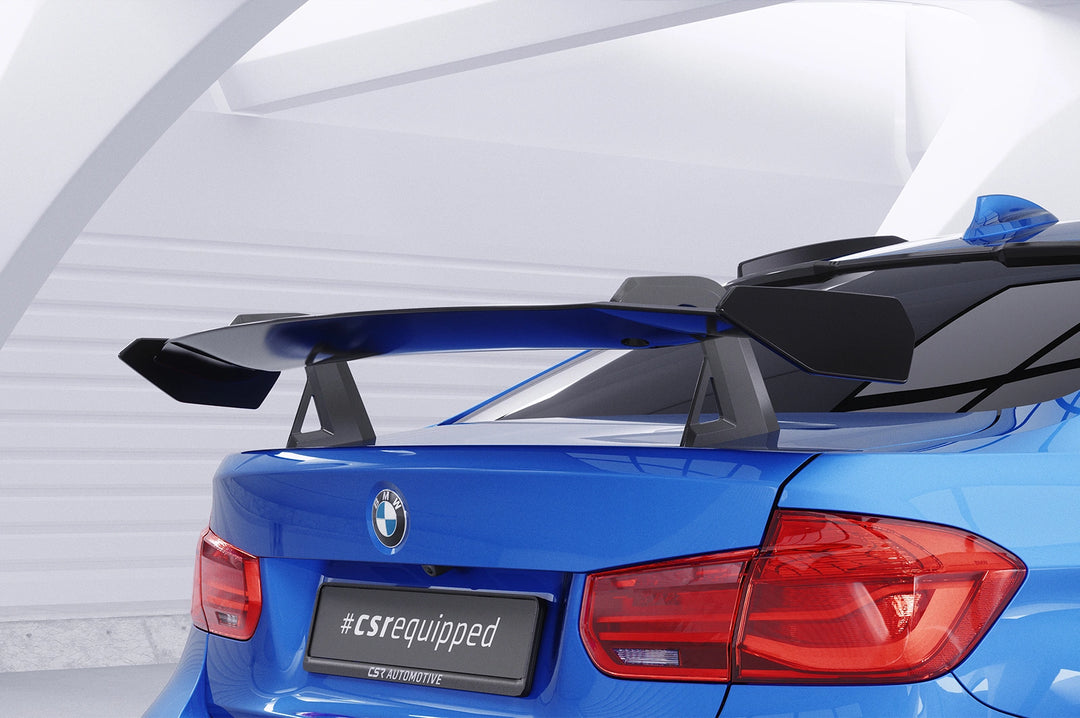 Swan neck rear wing with ABE for BMW 3 Series F30 / M3 F80 Sedan