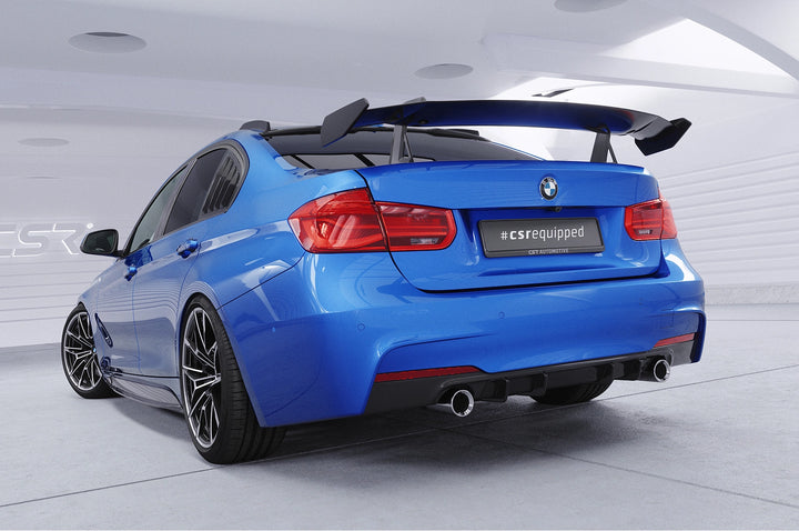 Swan neck rear wing with ABE for BMW 3 Series F30 / M3 F80 Sedan