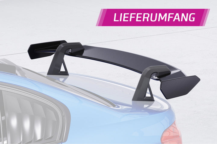 Swan neck rear wing with ABE for BMW 3 Series F30 / M3 F80 Sedan
