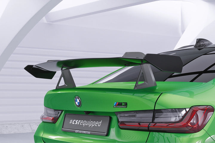 Swan neck rear wing with ABE for BMW 3 Series G20 / M3 G80 Sedan