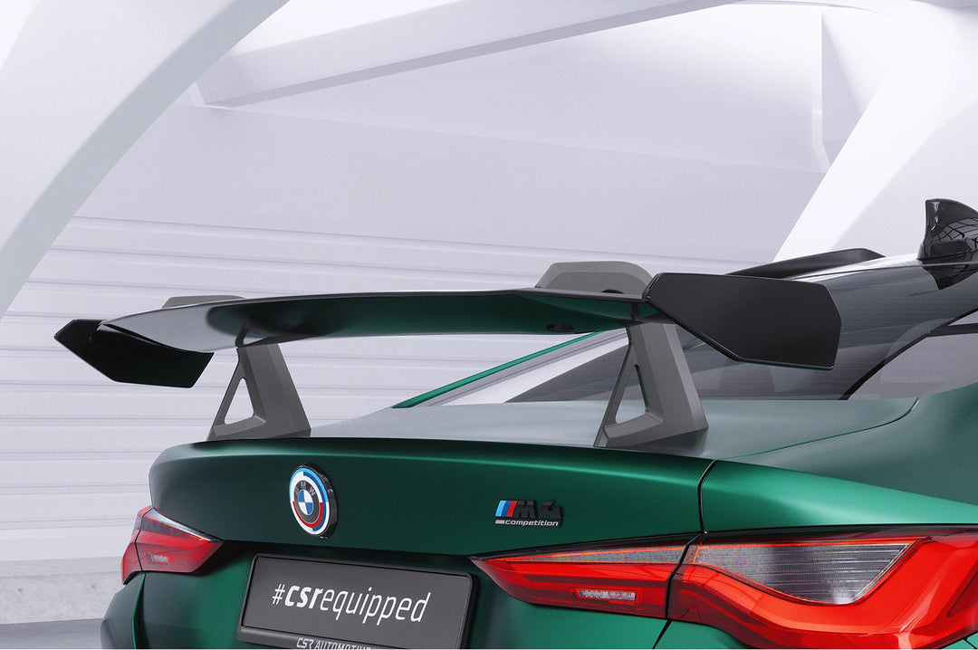 Swan neck rear wing with ABE for BMW 4 Series G22 / M4 G82 Coupe