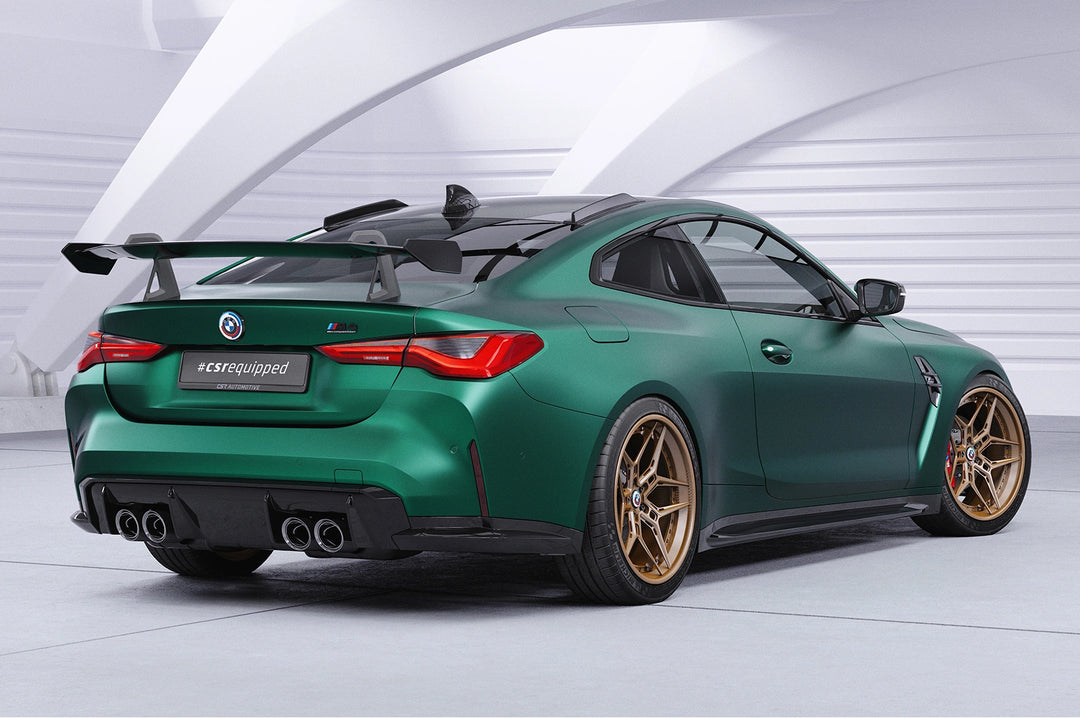 Swan neck rear wing with ABE for BMW 4 Series G22 / M4 G82 Coupe