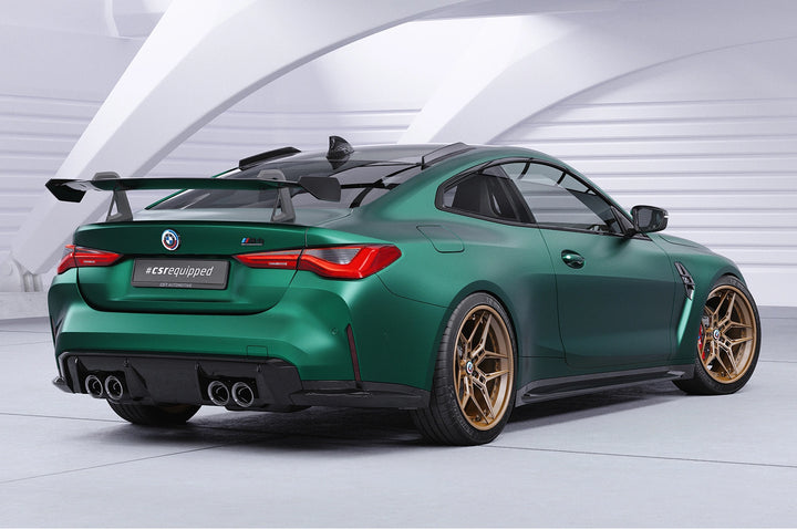 Swan neck rear wing with ABE for BMW 4 Series G22 / M4 G82 Coupe