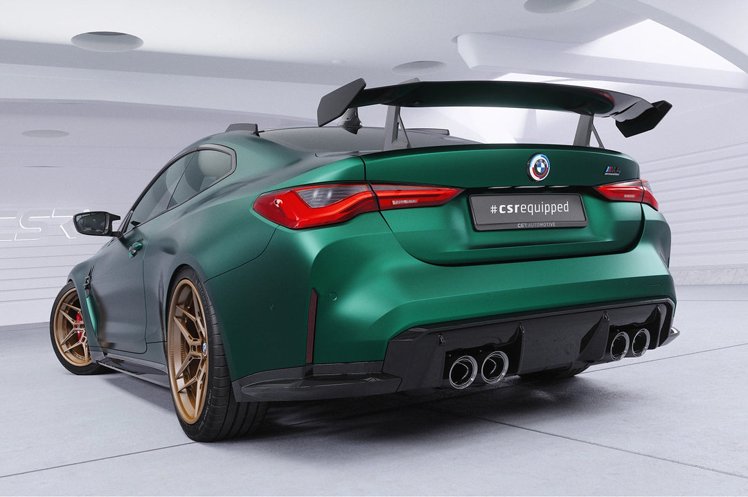 Swan neck rear wing with ABE for BMW 4 Series G22 / M4 G82 Coupe