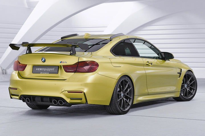 Swan neck rear wing with ABE for BMW M4 F82 Coupe